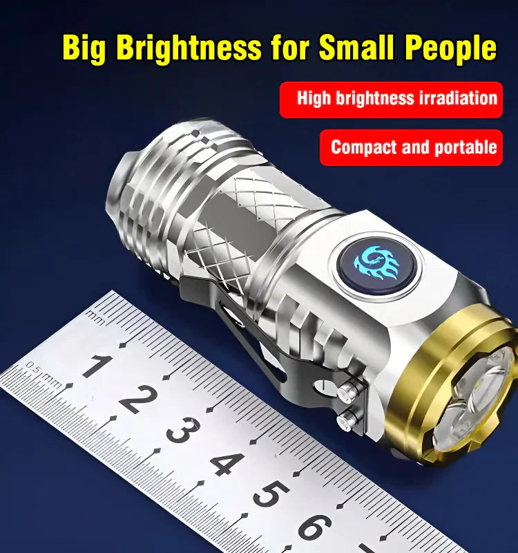 🔦 Three-Eyed Monster Mini Flash – Super Power in Your Hands! 👀💥