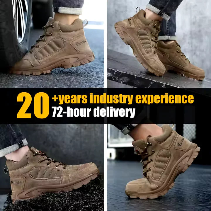 🔥【Sell at a Loss – Limited Stock】🔥 Men's High-Color Impact-Resistant Safety Shoes