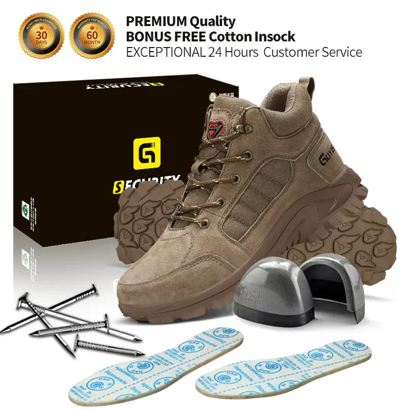 🔥【Sell at a Loss – Limited Stock】🔥 Men's High-Color Impact-Resistant Safety Shoes