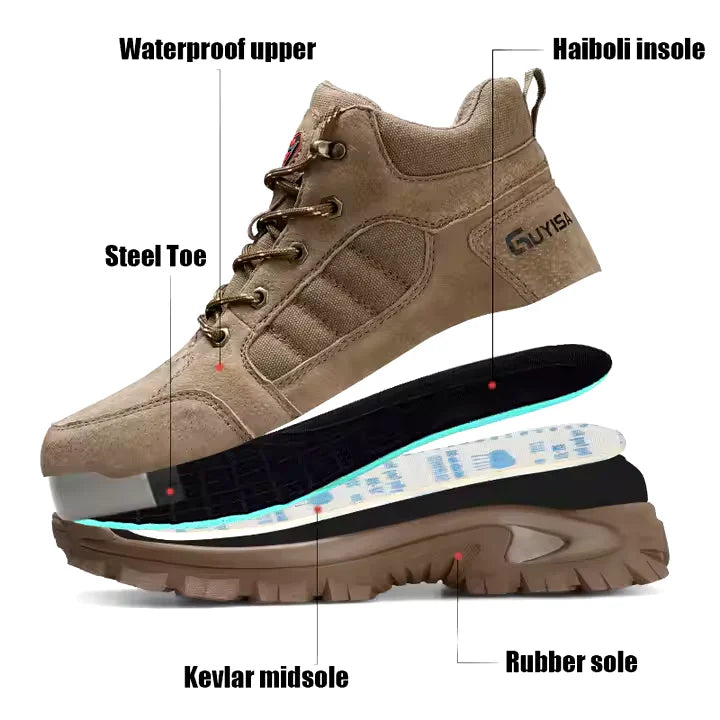 🔥【Sell at a Loss – Limited Stock】🔥 Men's High-Color Impact-Resistant Safety Shoes