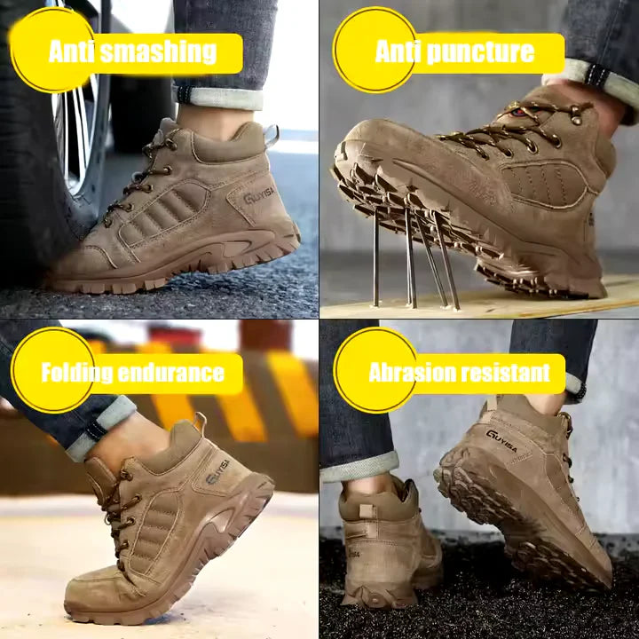 🔥【Sell at a Loss – Limited Stock】🔥 Men's High-Color Impact-Resistant Safety Shoes