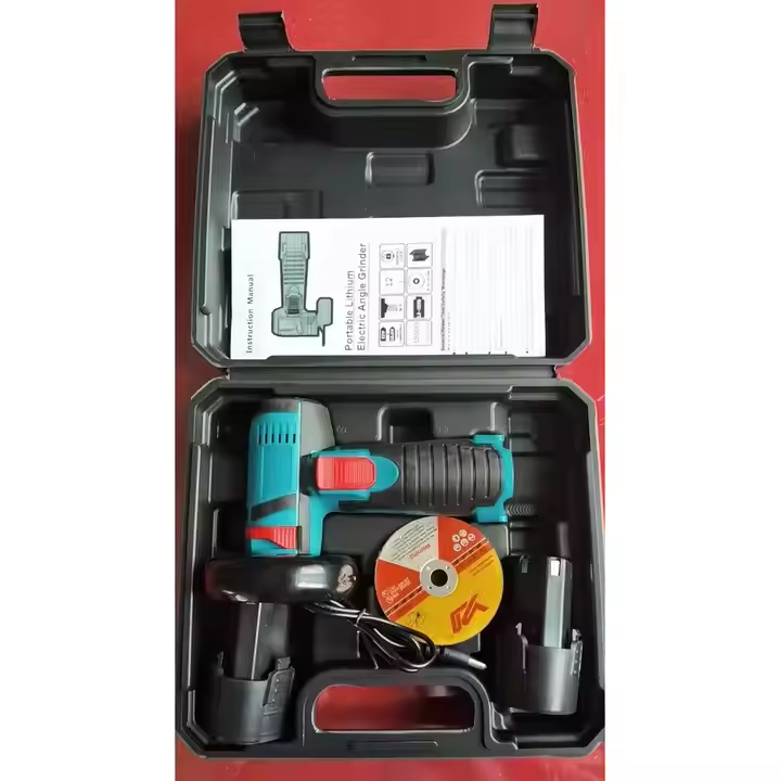 "Compact Power – Mini 12V Cordless Angle Grinder for Fast, Precise Grinding!"