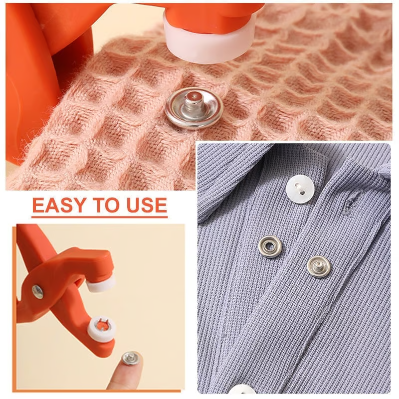 Metal Snap Buttons with Fastener Pliers Tool Kit  150PCS