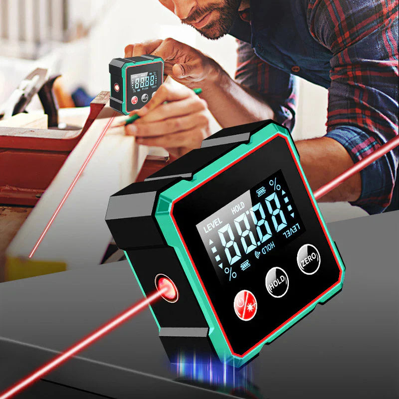 🎁2082 Magnetic Digital Angle Finder with Electronic Laser