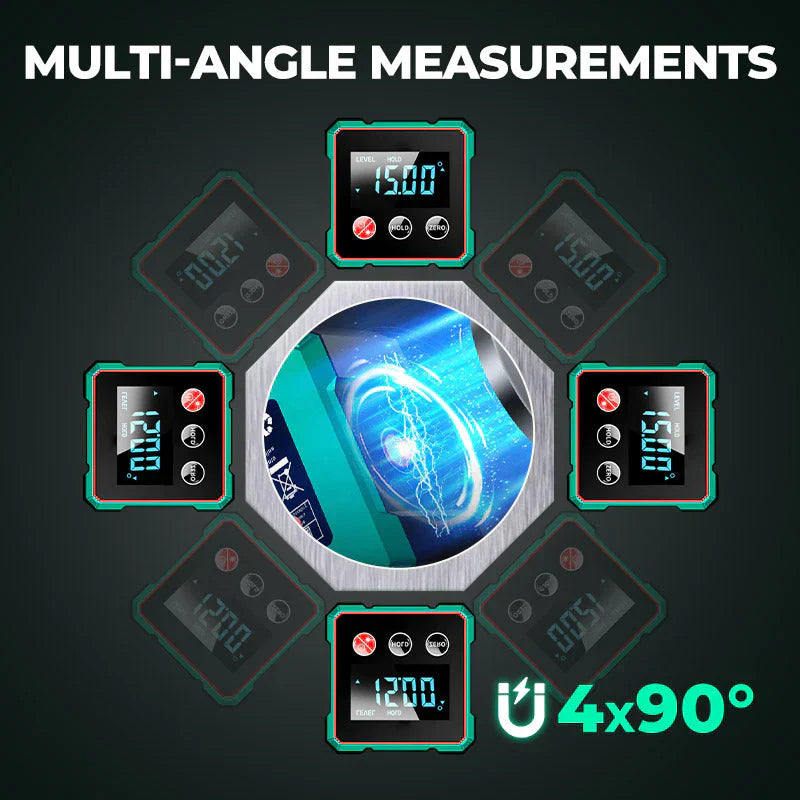 🎁2082 Magnetic Digital Angle Finder with Electronic Laser