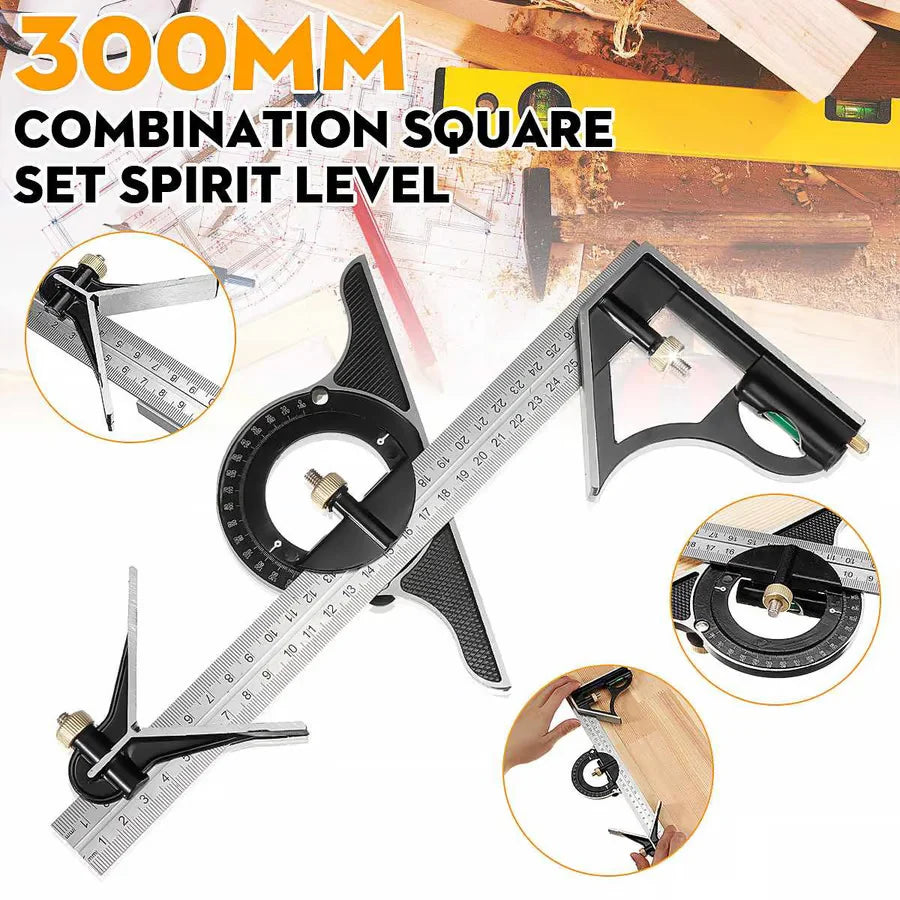 Perfect Angles Every Time 📐✨ Multi-Function Angle Ruler Set