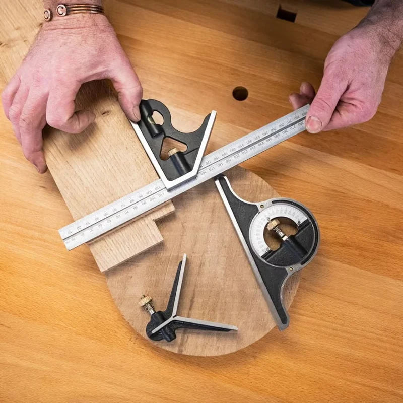 Perfect Angles Every Time 📐✨ Multi-Function Angle Ruler Set