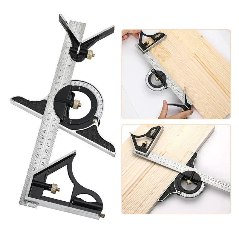 Perfect Angles Every Time 📐✨ Multi-Function Angle Ruler Set