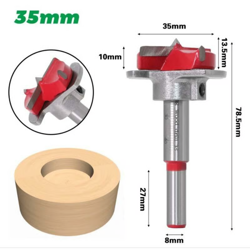 🔥Positioning Woodworking Drill Bit Set（5PCS Excluding machines）