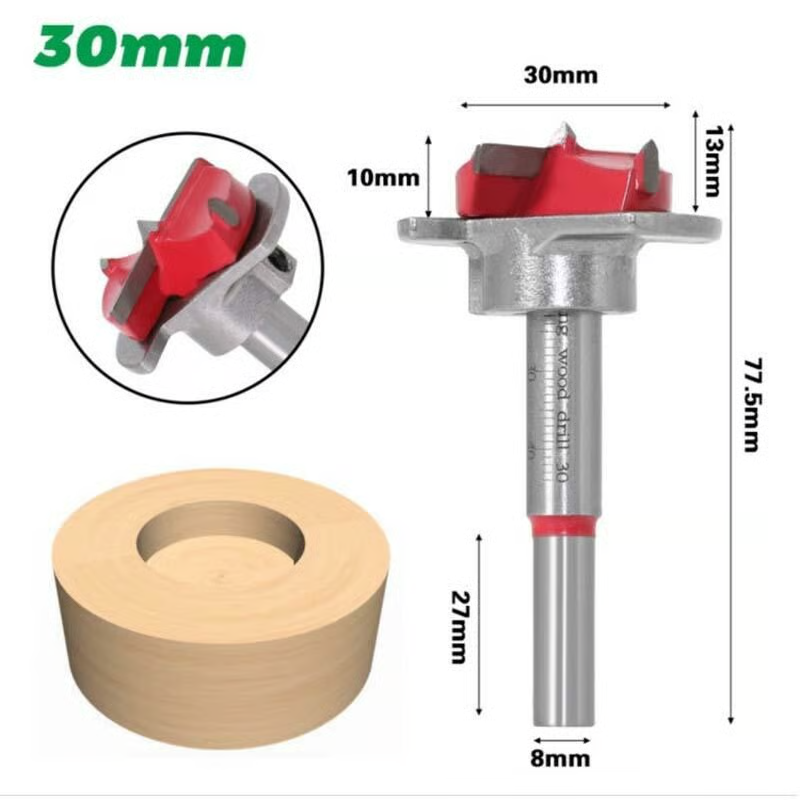 🔥Positioning Woodworking Drill Bit Set（5PCS Excluding machines）