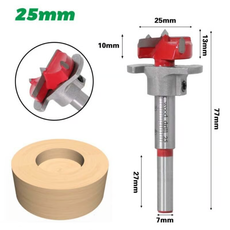 🔥Positioning Woodworking Drill Bit Set（5PCS Excluding machines）