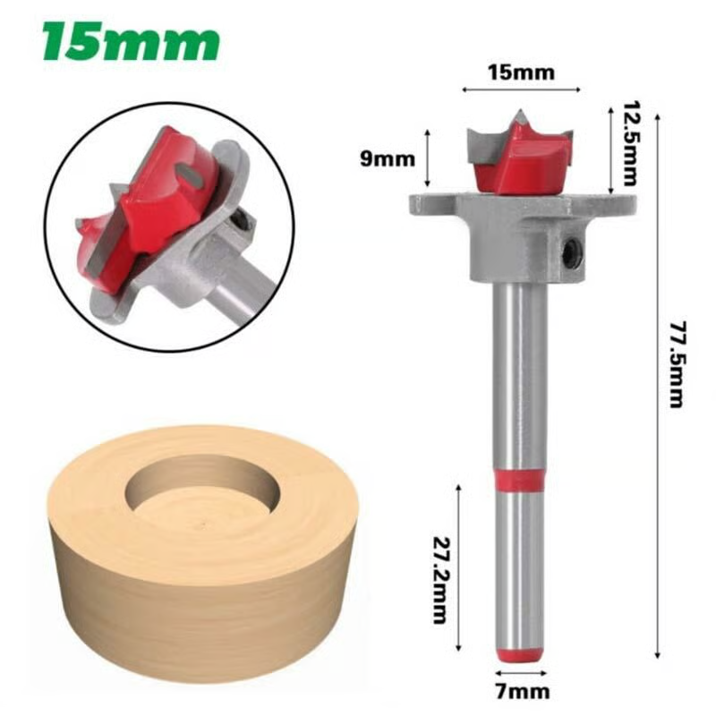 🔥Positioning Woodworking Drill Bit Set（5PCS Excluding machines）