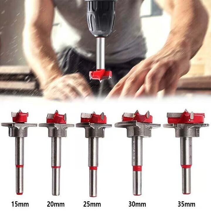 🔥Positioning Woodworking Drill Bit Set（5PCS Excluding machines）