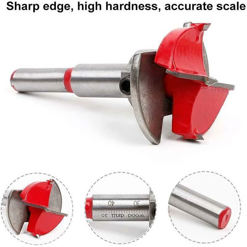 🔥Positioning Woodworking Drill Bit Set（5PCS Excluding machines）