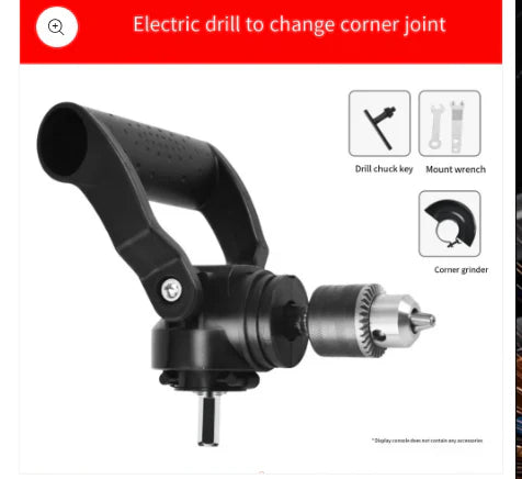 90° Electric drill converter 【Electric drill not included】