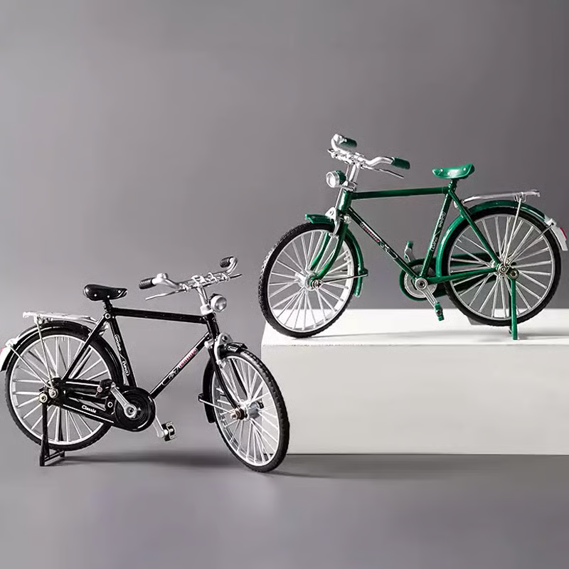 🚴‍♂️✨ Retro Alloy Mini Bike Model – DIY Fun, Classic Style, Timeless Collectible