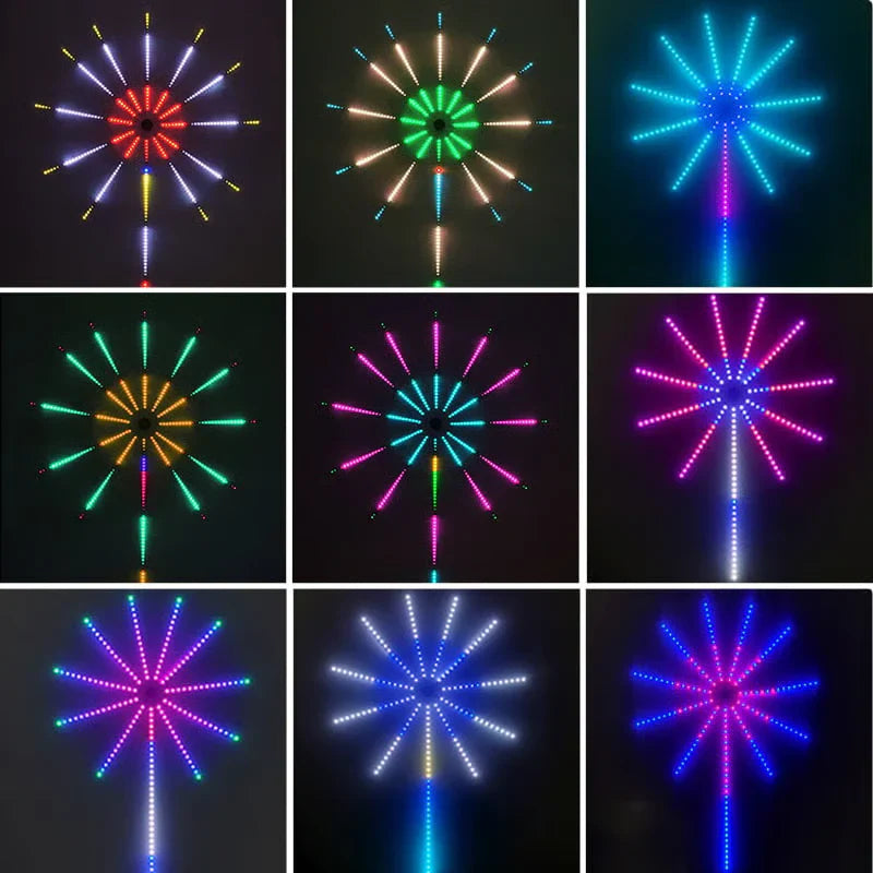 Psychedelic colored lights