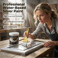 Water-Based Silver Paint for Metal & Wood-150g