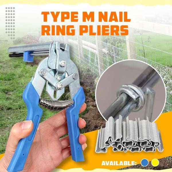 Strong Grip & Easy Work 🔧✨ Type M Snap Ring Pliers+ 600pcs Clips