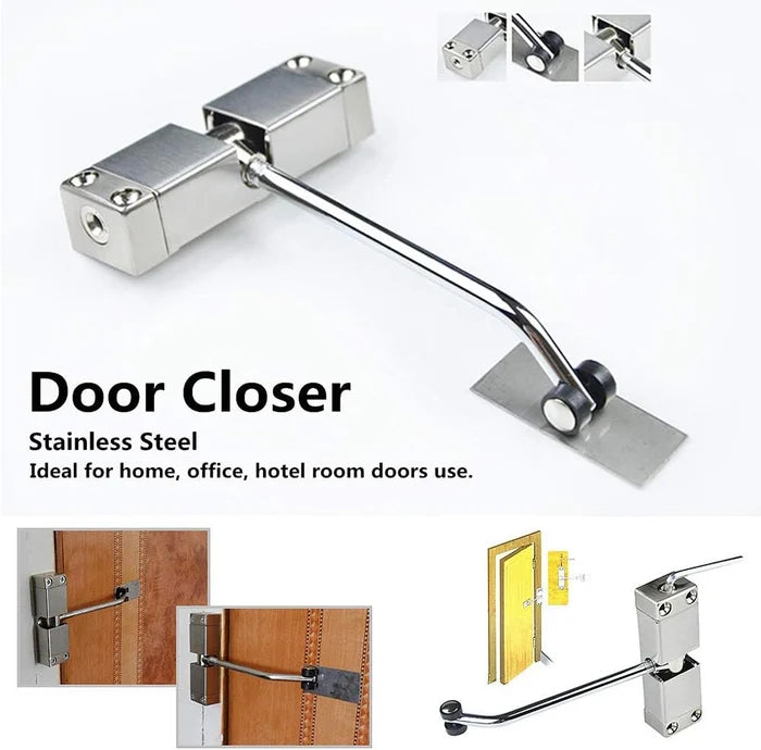 Close Doors Quietly & Smoothly 🚪✨ Adjustable Silent Door Closer