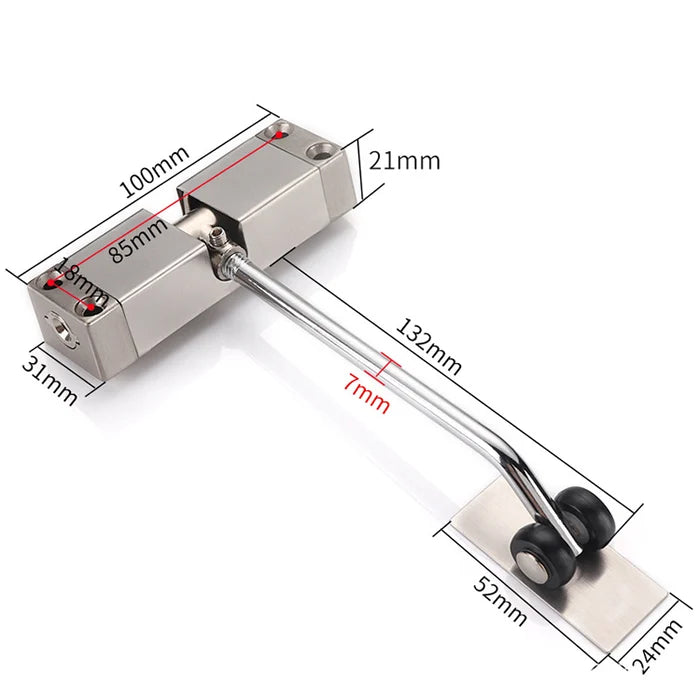Close Doors Quietly & Smoothly 🚪✨ Adjustable Silent Door Closer