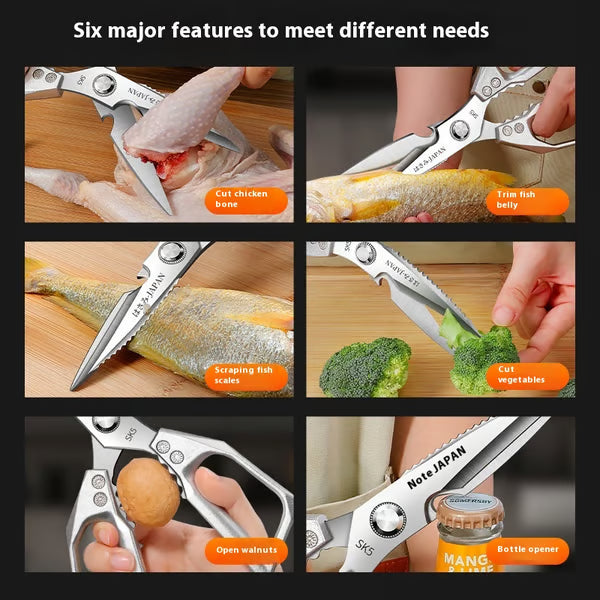 ✨ Multi-Functional Kitchen Scissors
