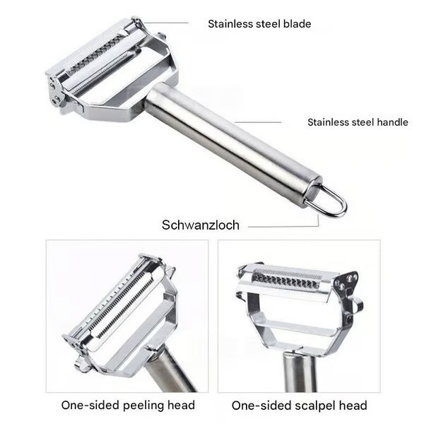 Multi-Purpose Stainless Steel Vegetable Peeler（TWO PCS）