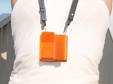 Hands-Free Personal Cooling Fan with LED Display