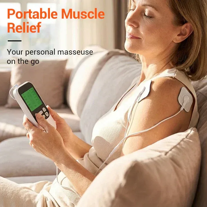 💥Portable Dual Channel TENS Unit Muscle Stimulator
