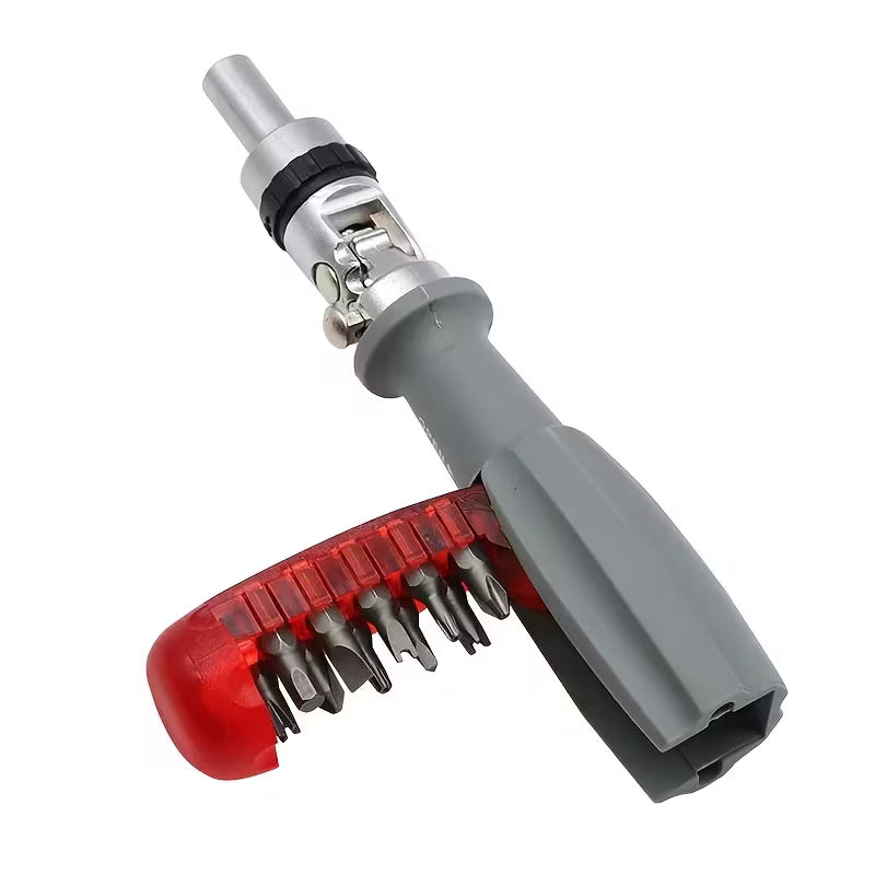 10-in-1 Manual Ratchet Screwdriver Set
