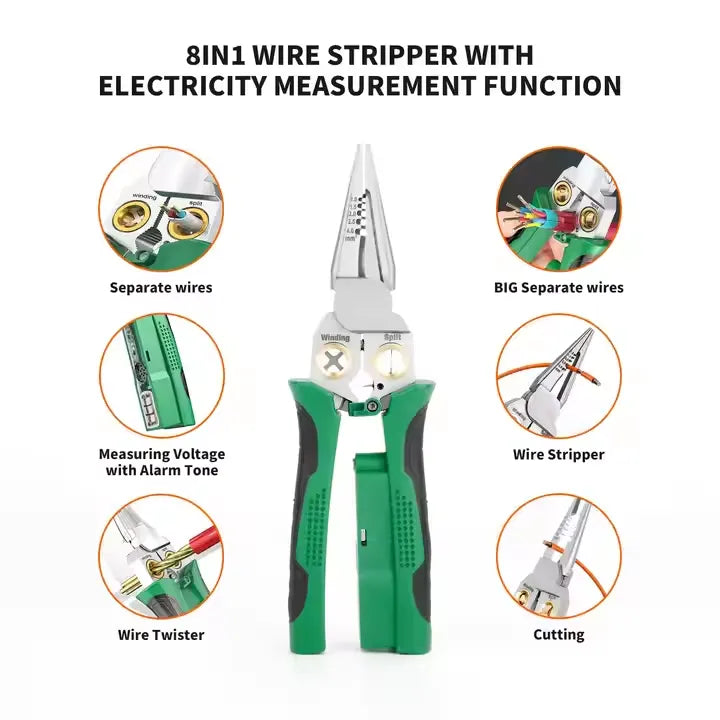 3 दिनको लागि विशेष मूल्य🔥8-in-1 multifunction wire tabisolier scissors with an electrical test