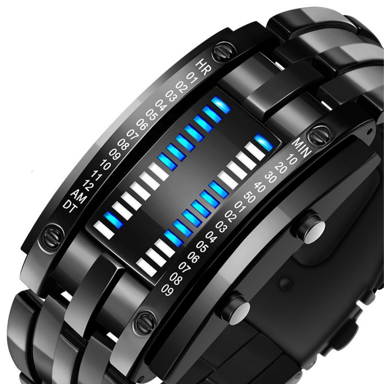 Men's Binary LED Watch